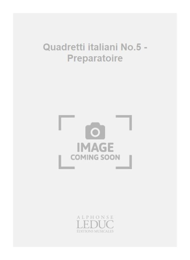 Quadretti italiani No.5 - Preparatoire