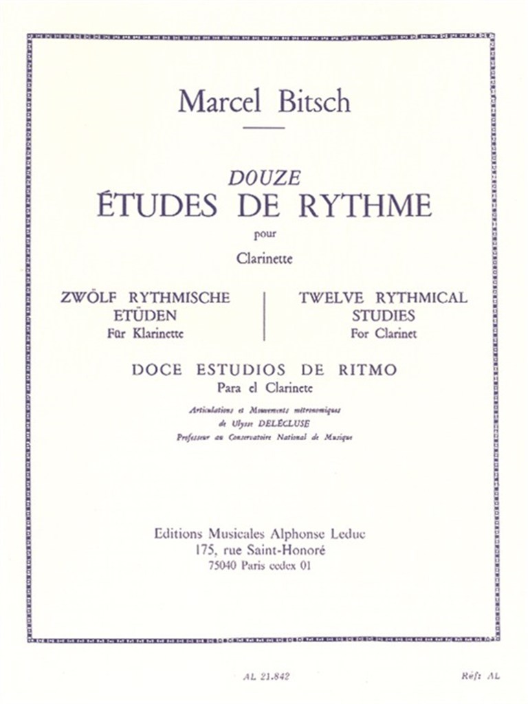 12 Etudes De Rythme