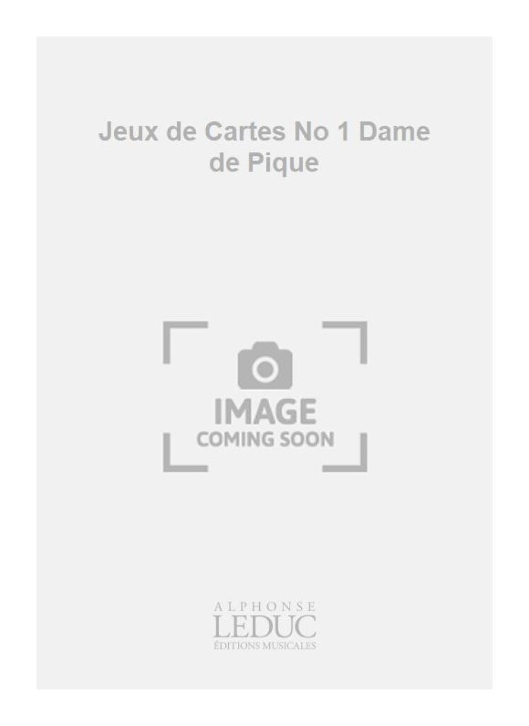 Jeux de Cartes No 1 Dame de Pique