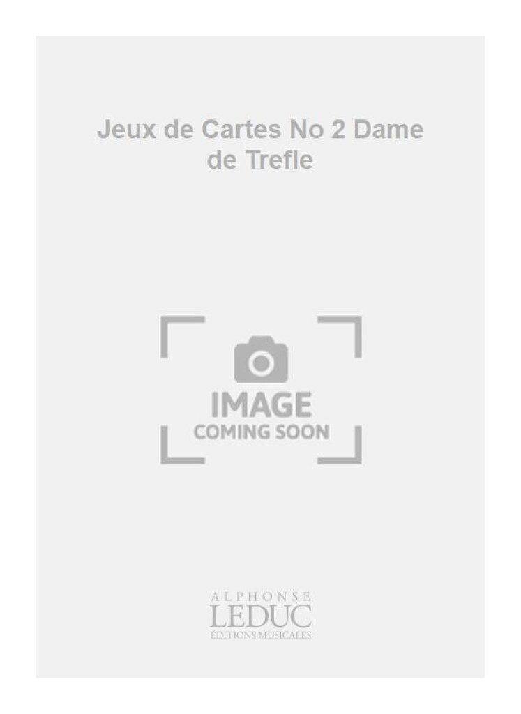 Jeux de Cartes No 2 Dame de Trefle