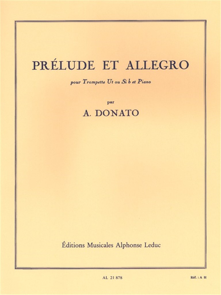Prélude Et Allegro (Trumpet)