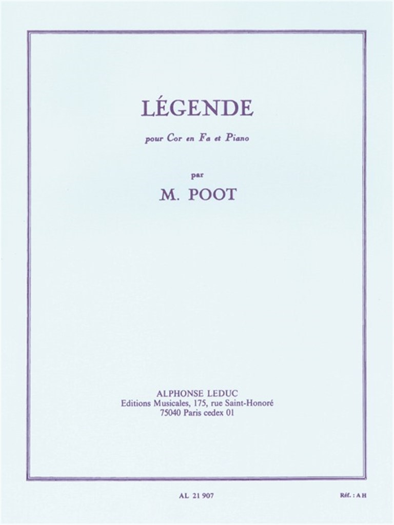 Legende Cor En Fa Et Piano