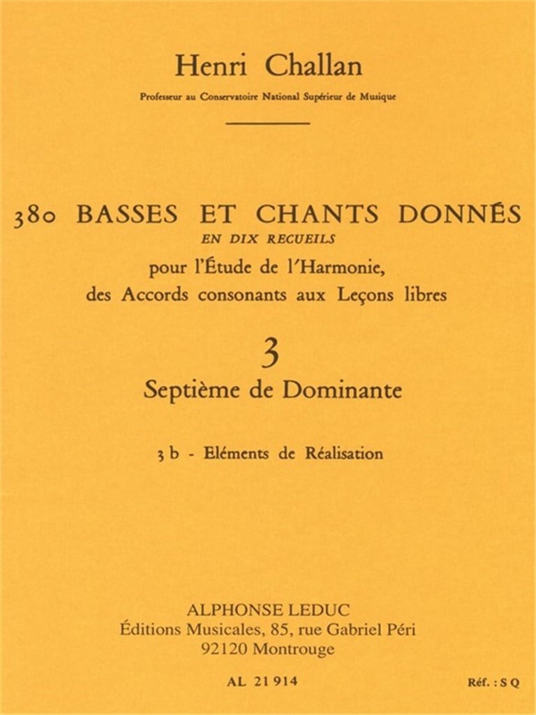 380 Basses et chants donnés - Volume 3