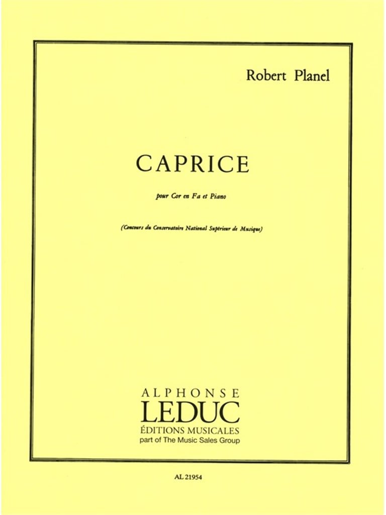 Caprice Cor En Fa Et Piano