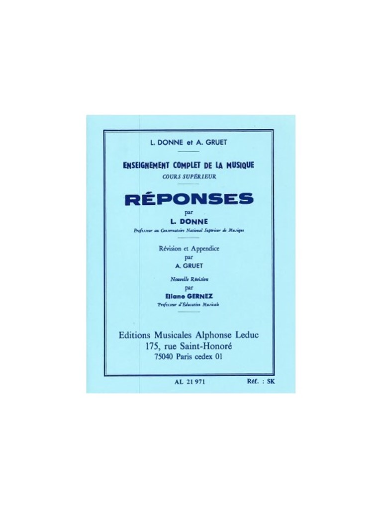 Reponses Superieur Teaching Material Book