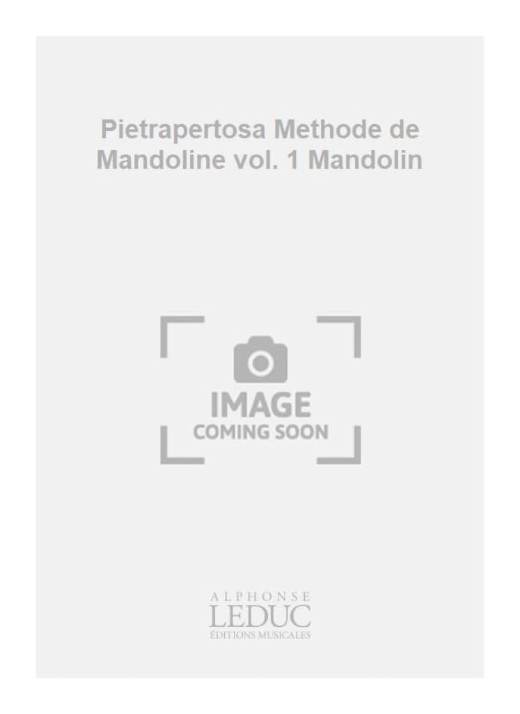 Pietrapertosa Methode de Mandoline vol. 1 Mandolin