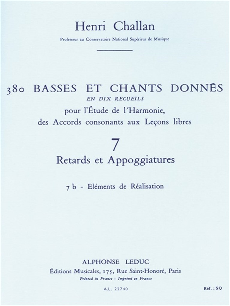 380 Figured Bass Exercises (7b)