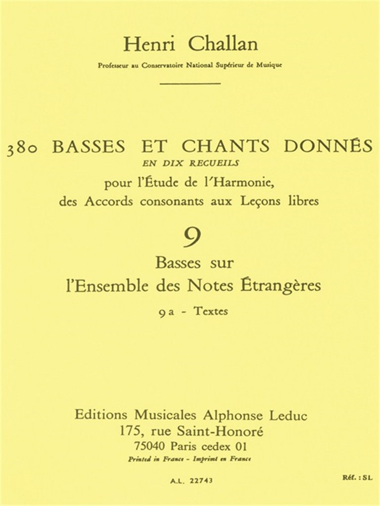 380 Figured Bass Exercises (9)