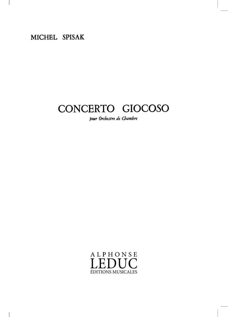 Concerto Giocoso