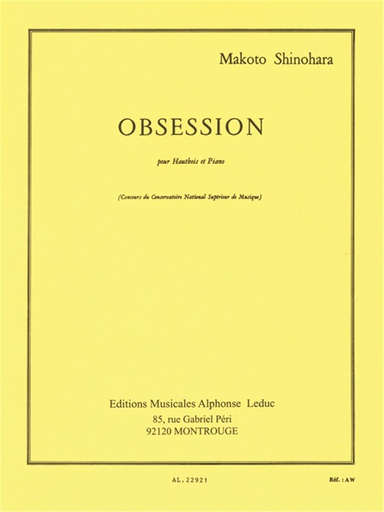 Obsession pour Hautbois et piano