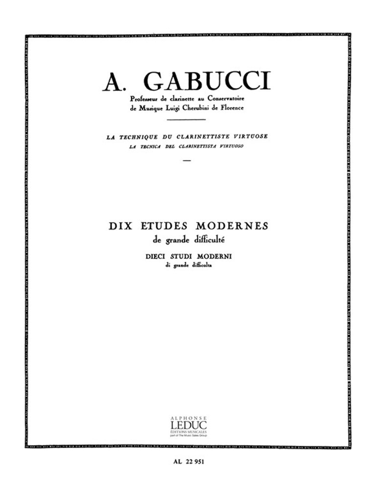 10 Etudes Modernes