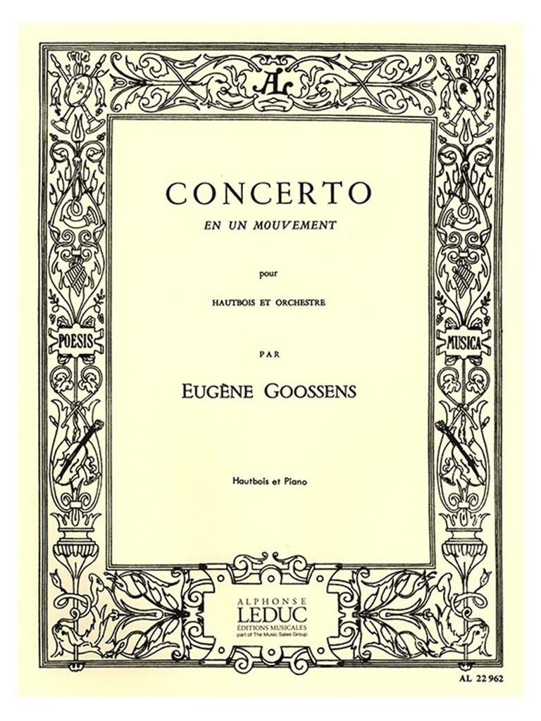Eugene Goossens: Concerto en 1 Mouvement Op.45