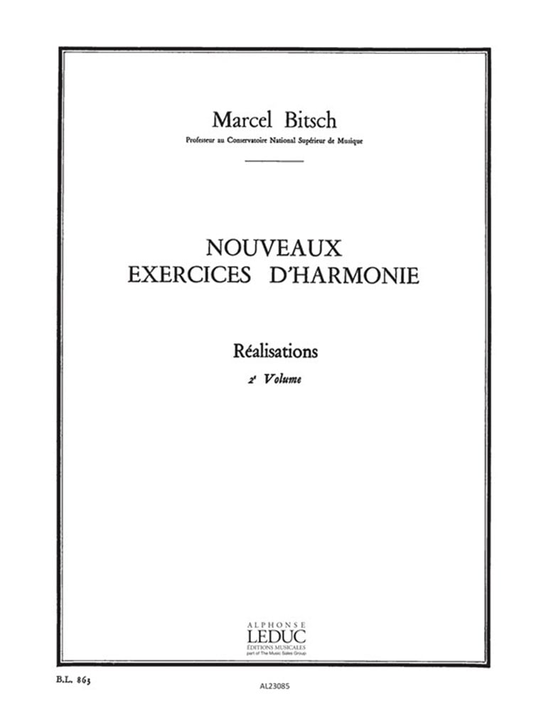 Nouveaux Exercices D'Harmonie vol. 2 Realisations