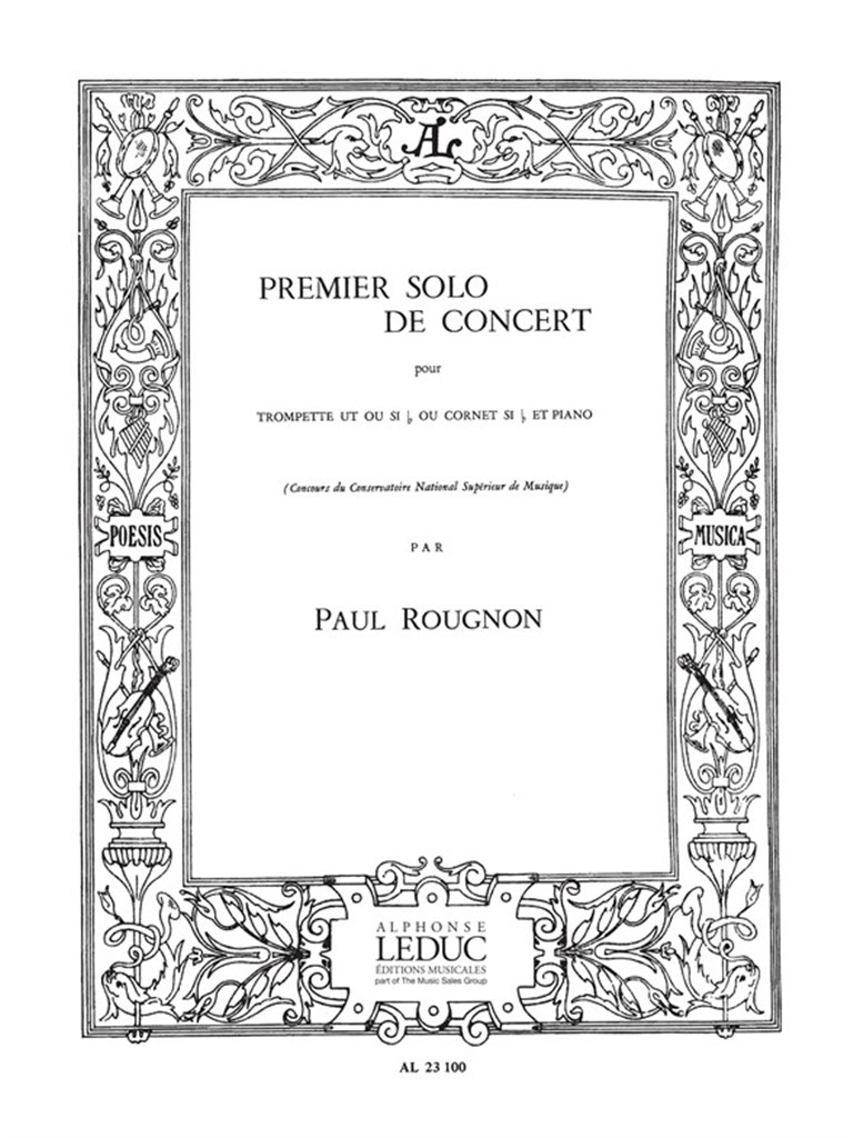 Premier Solo De Concert.