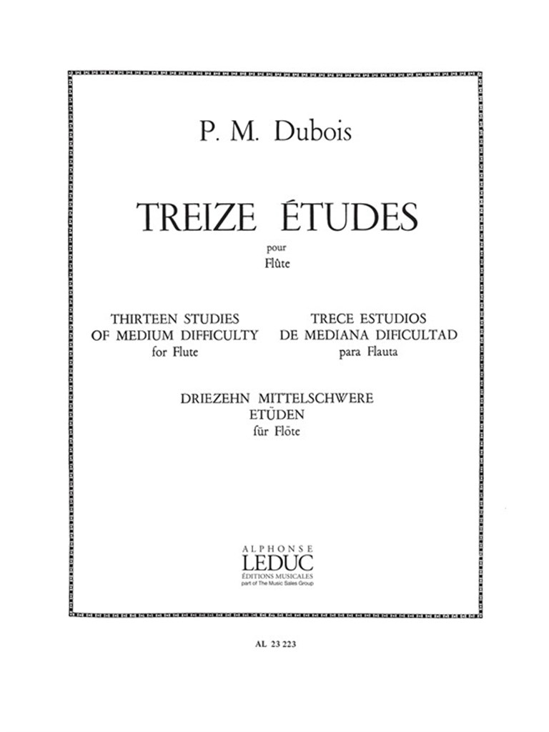 13 Etudes de moyenne Difficulte