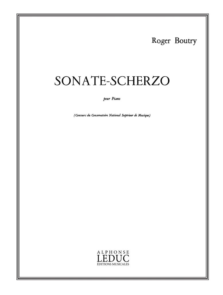 Sonate Scherzo
