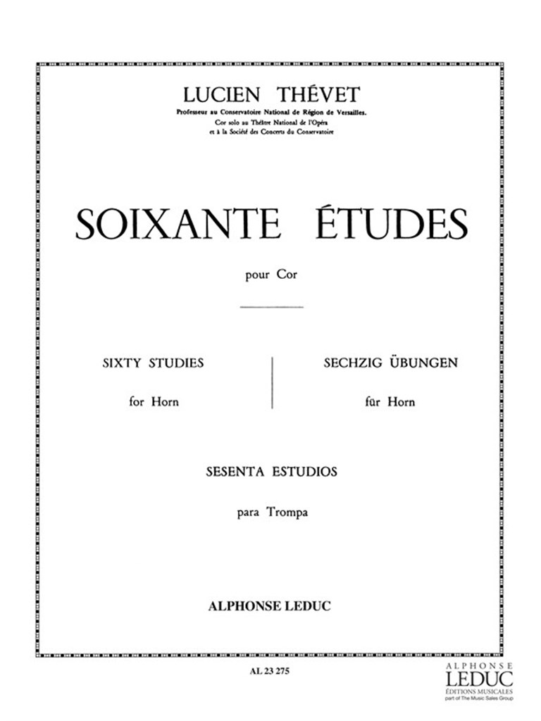 60 Etudes - Vol. 1