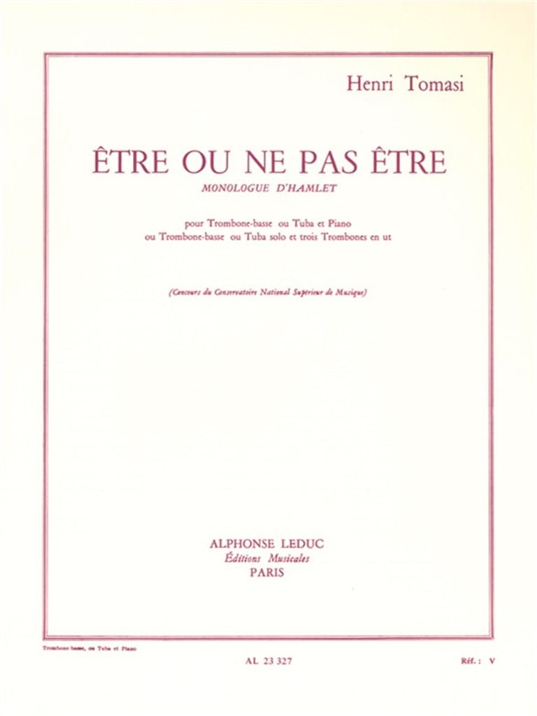 Etre Ou Ne Pas Etre (Bas)