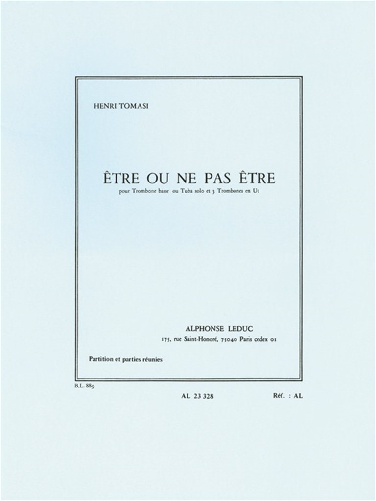 Etre Ou Ne Pas Etre