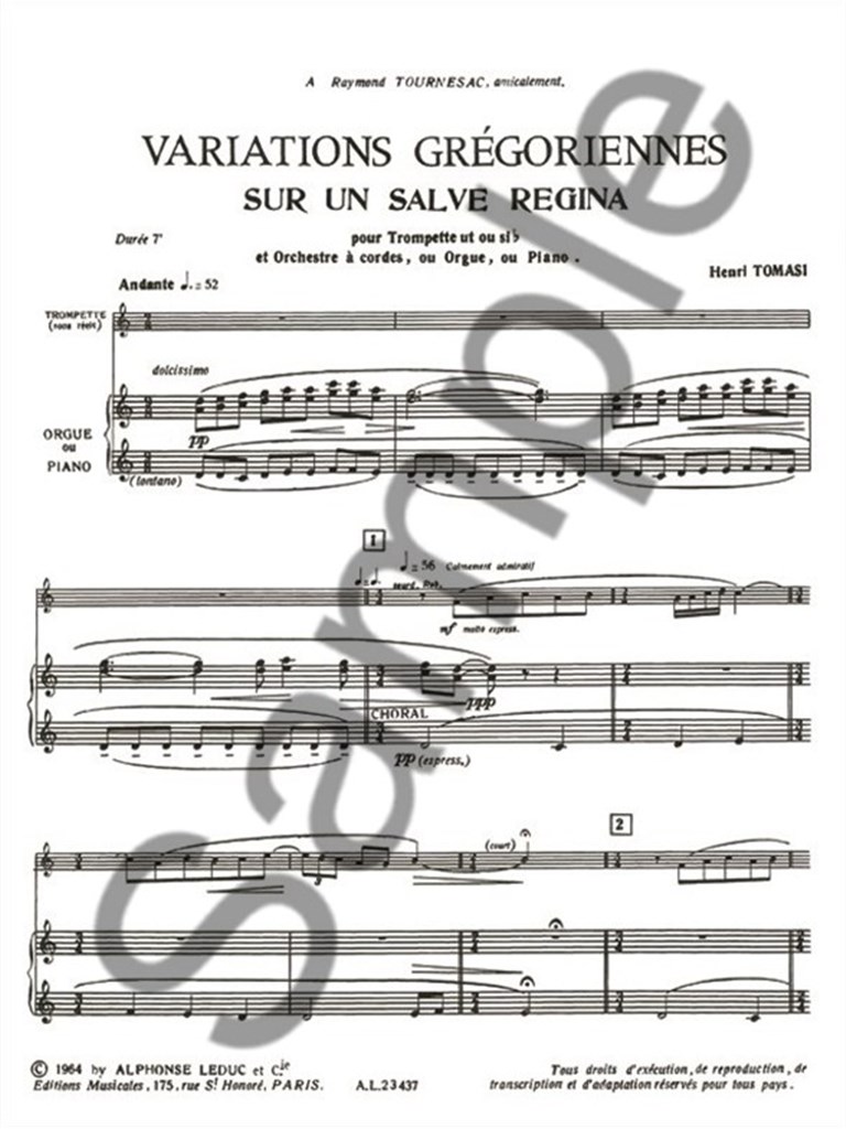 Variations Gregoriennes Sur Un Salve Regina