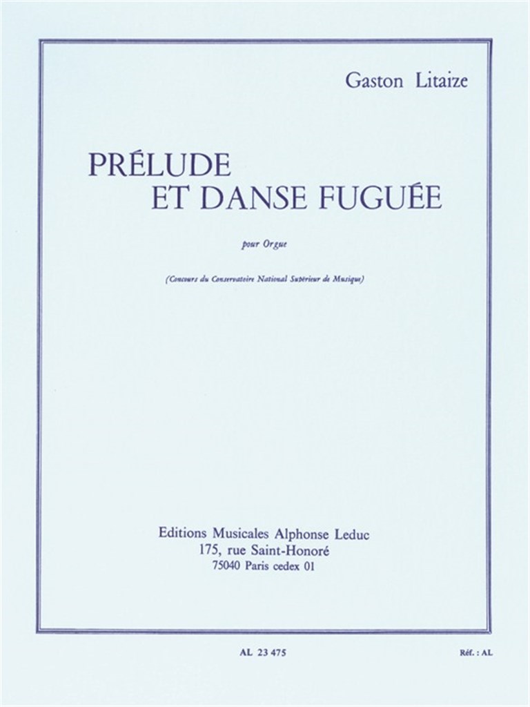 Prelude Et Danse Fuguee