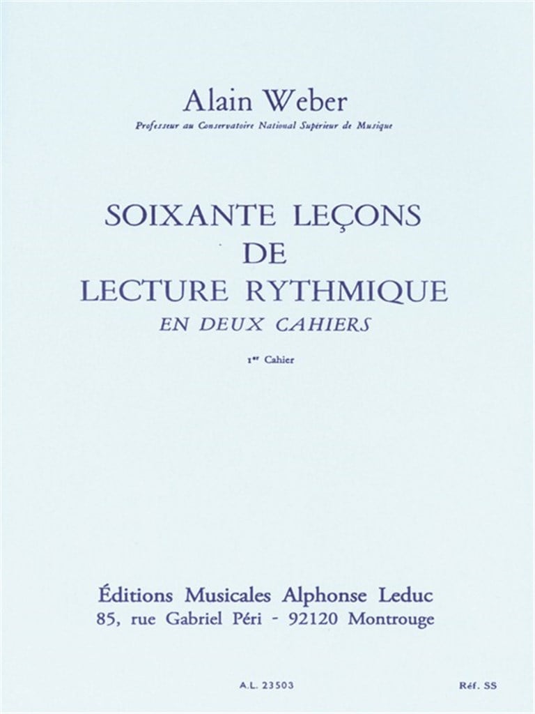Alain Weber: 60 Theoretical Rhythm Lessons