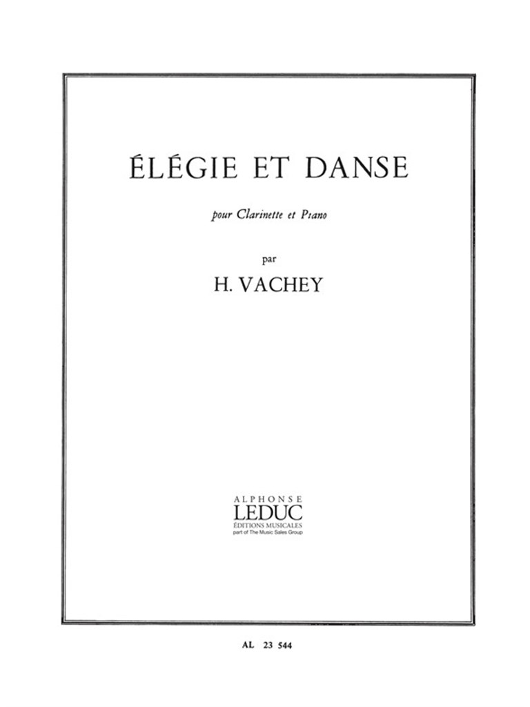 Elegie Et Danse