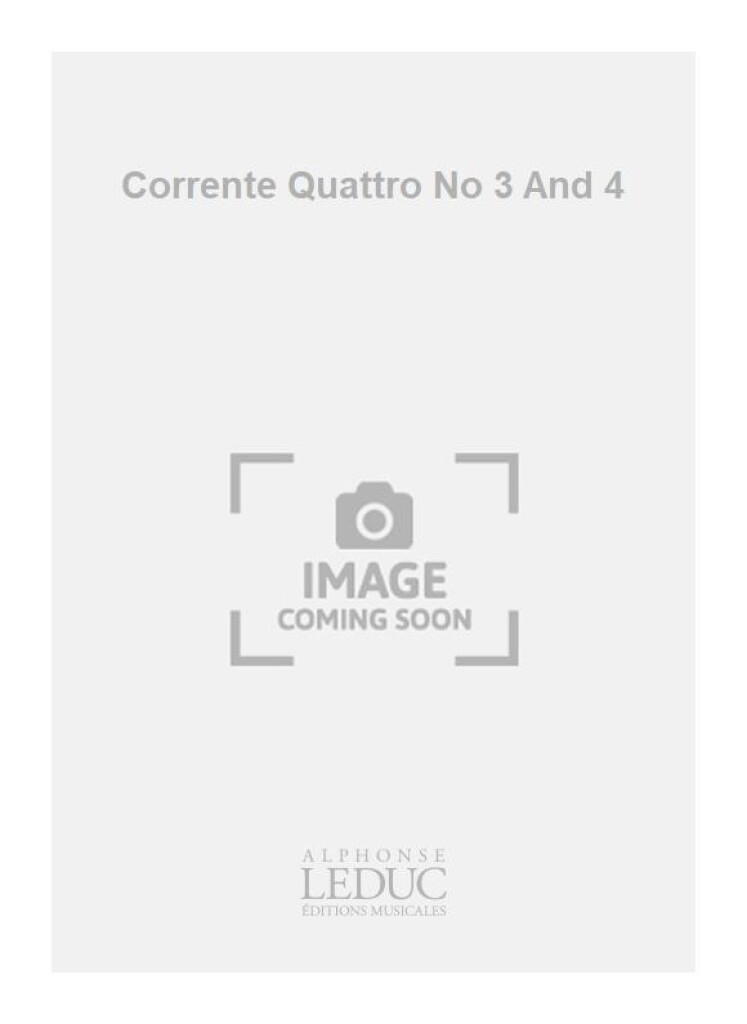 Corrente Quattro No 3 And 4