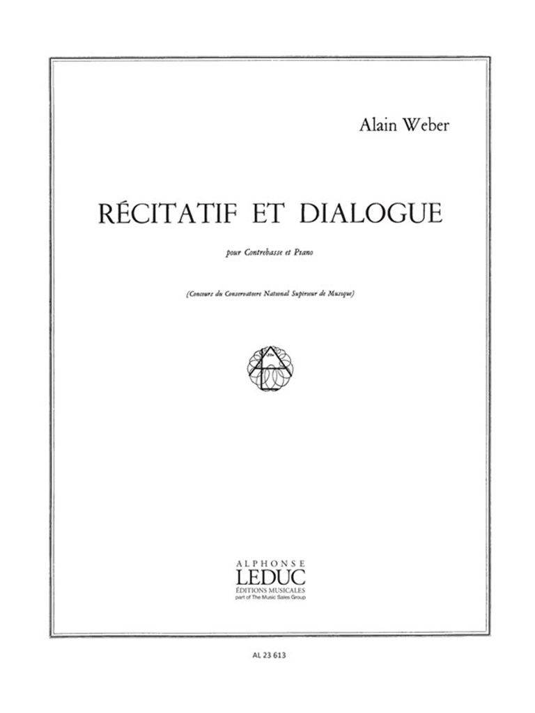 Recitatif Et Dialogue