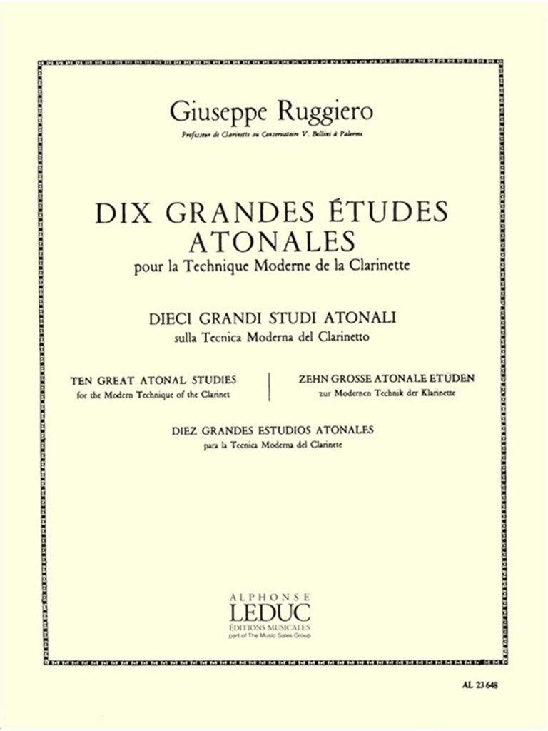 10 Grandes Etudes atonales