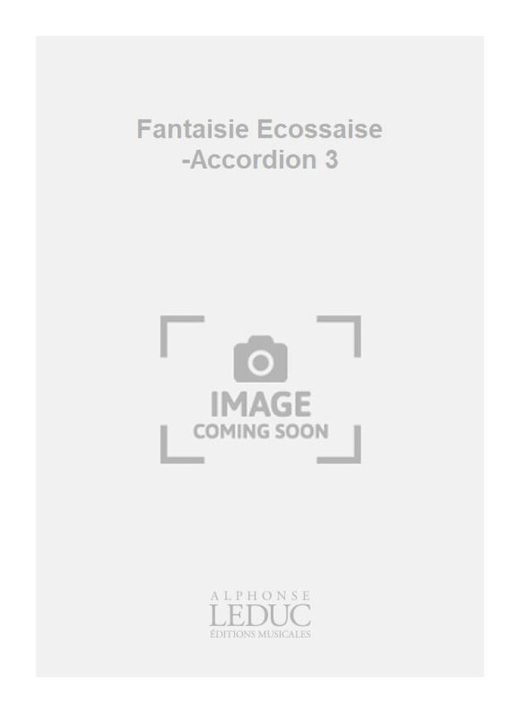 Fantaisie Ecossaise -Accordion 3