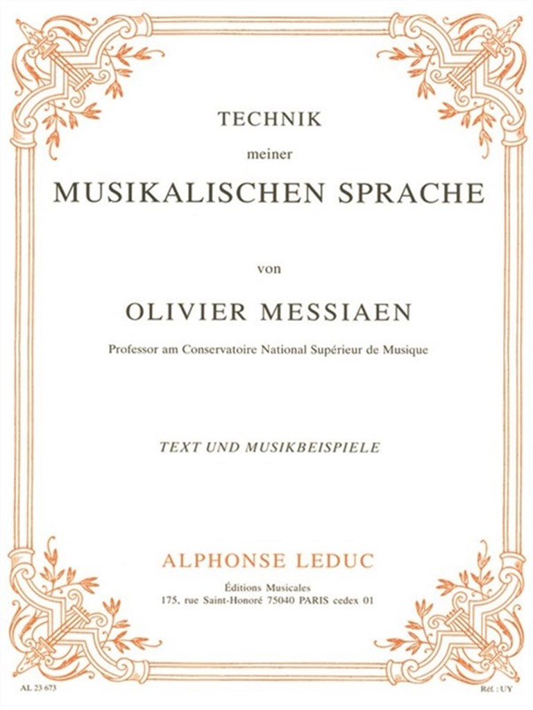 Technik Meiner Musikalischen Sprache