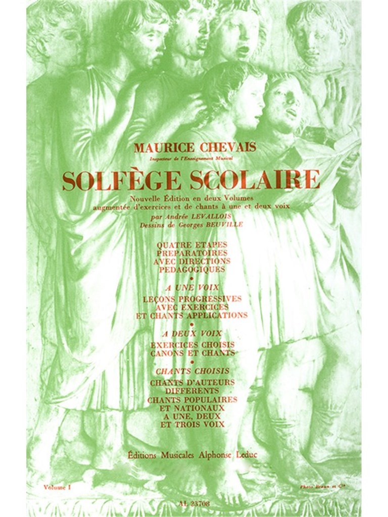 Maurice Chevais: Solfege scolaire Vol.1