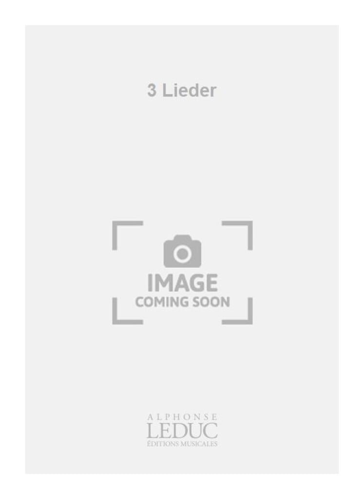 3 Lieder