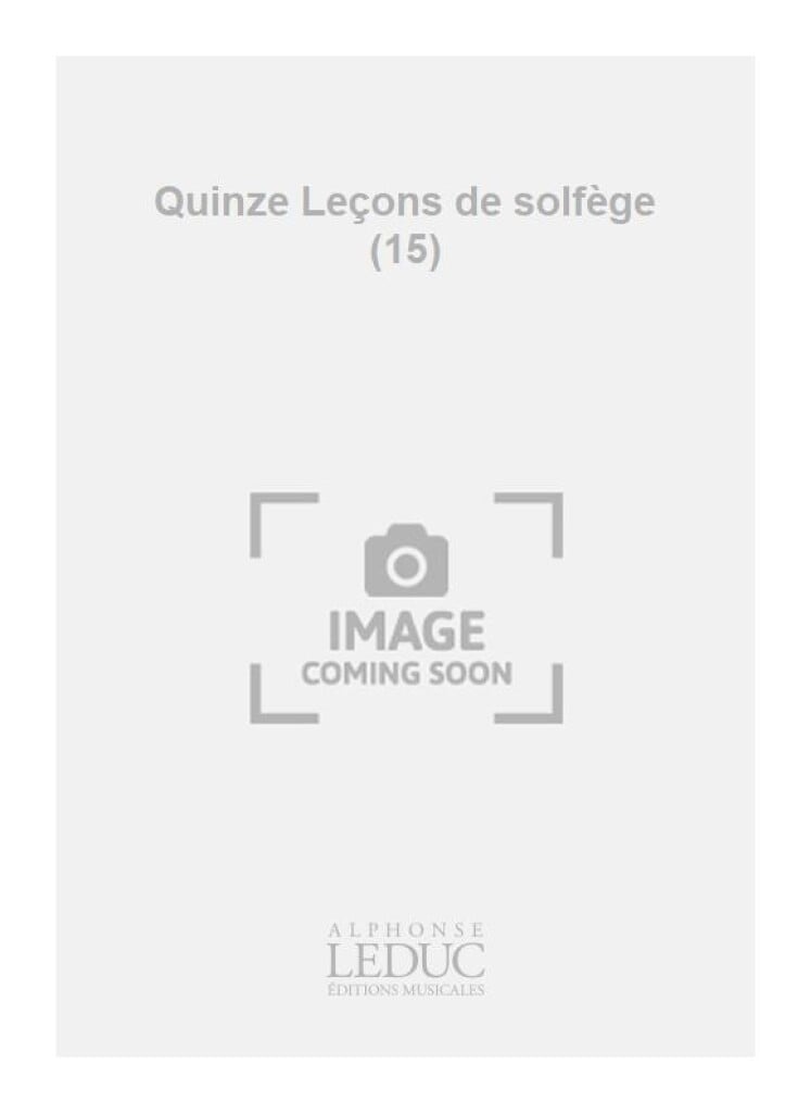 15 Lecons Solfege 3 Cles Mel Sol