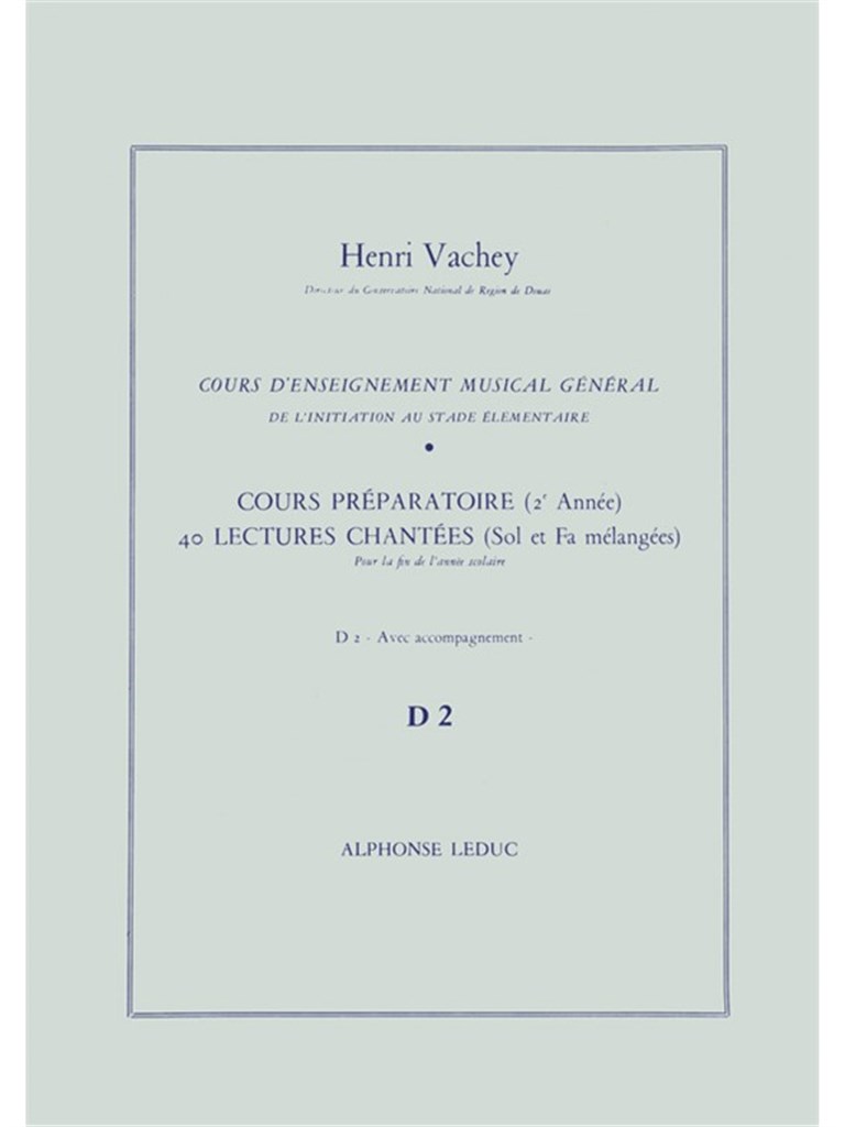 Vachey Cours Enseight Musical General