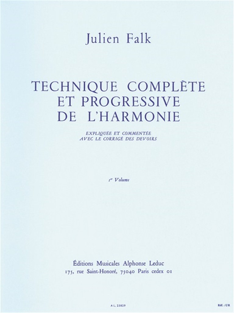 Complete and Progressive Technique of Harmony