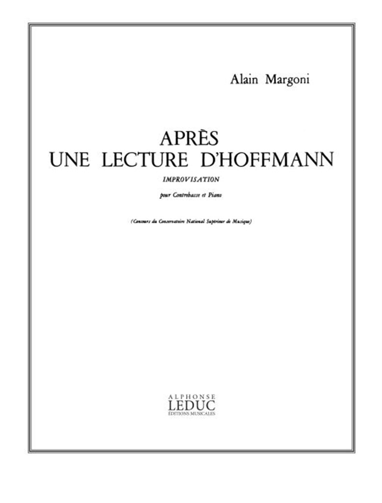 Apres Une Lecture D'Hoffmann
