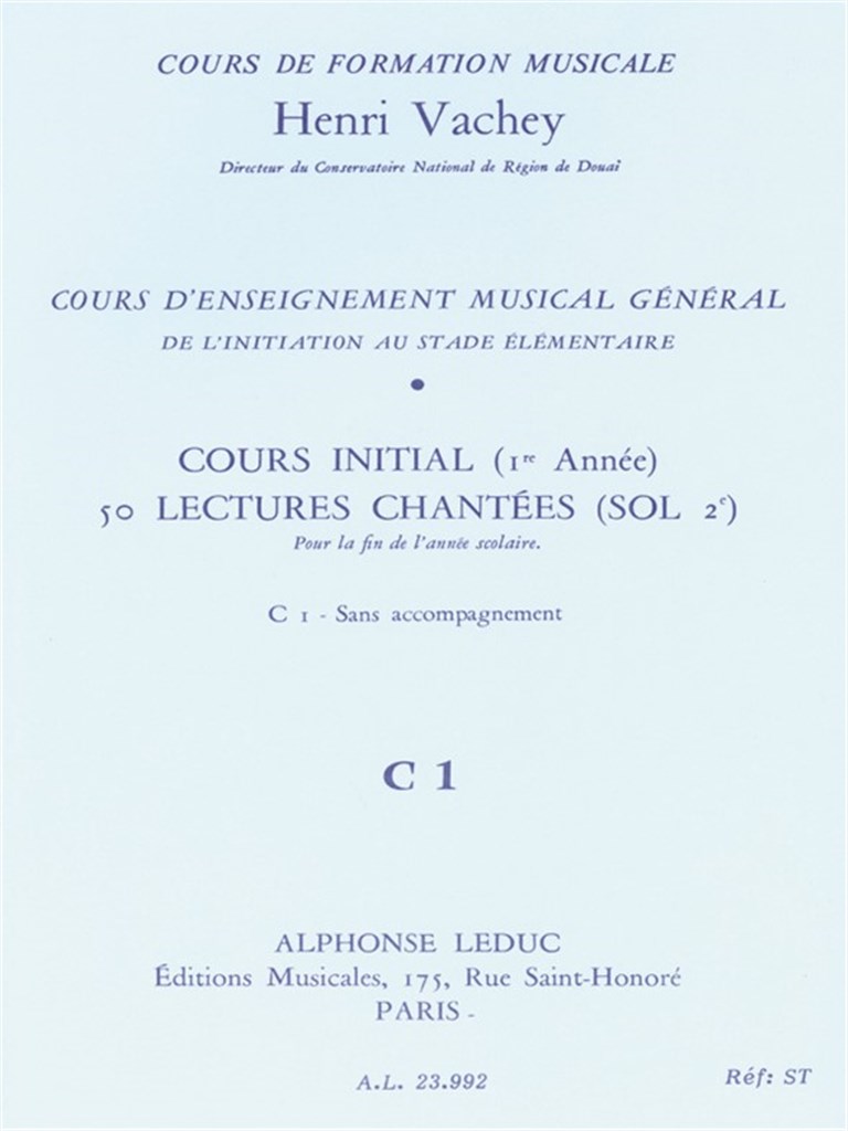 50 Singing Exercises (C1)