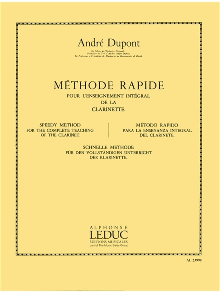 Andre Dupont: Methode rapide pour lEnseignement