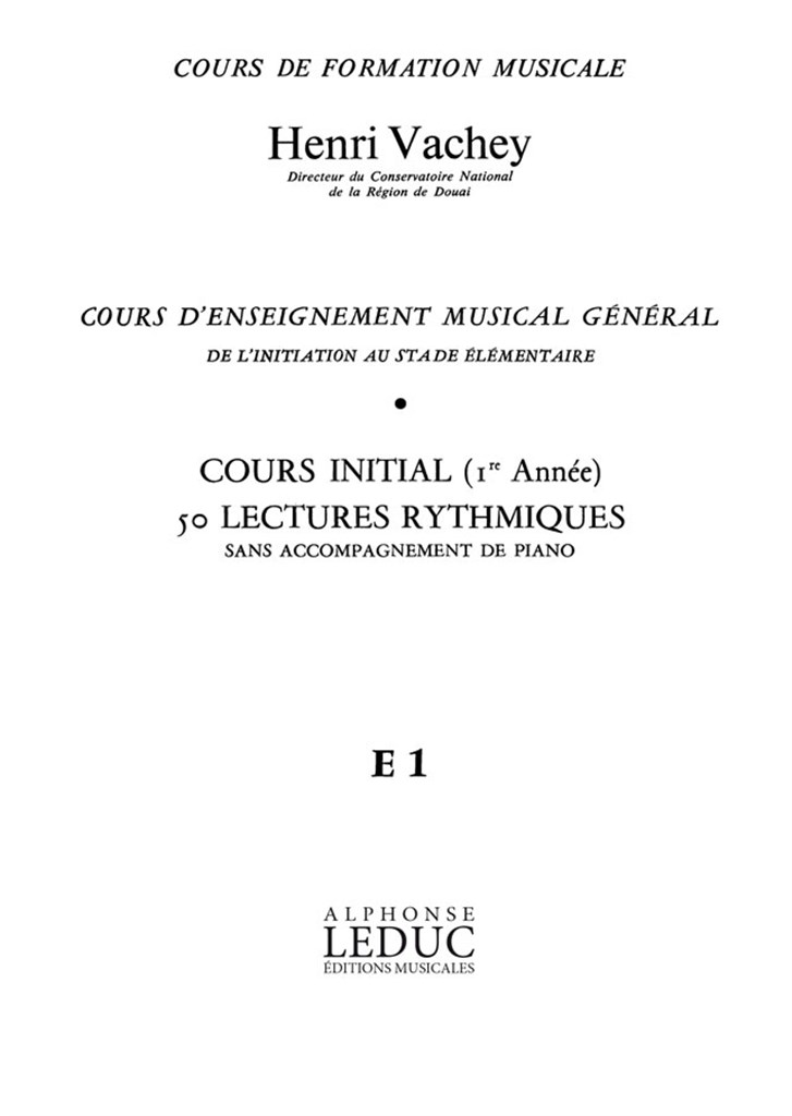 Vachey Cours Enseignt Musical General