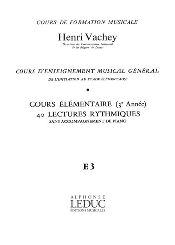 Vachey Cours Enseignt Musical General