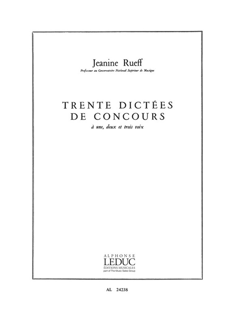 30 Dictees De Concours A 1