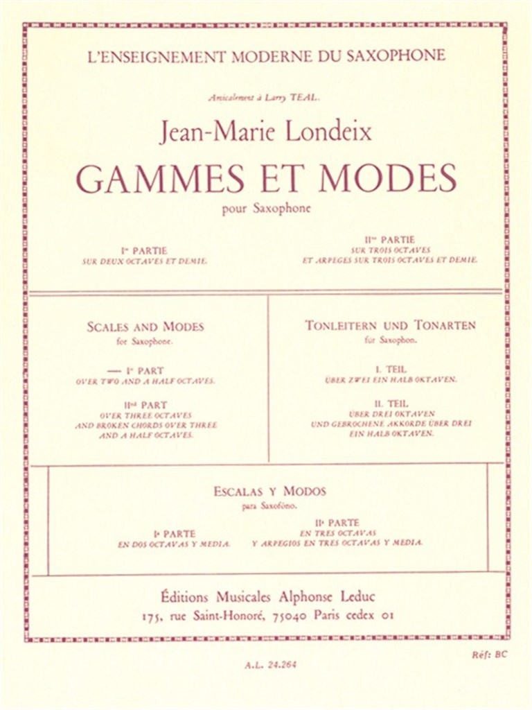 Gammes et Môdes Vol.1