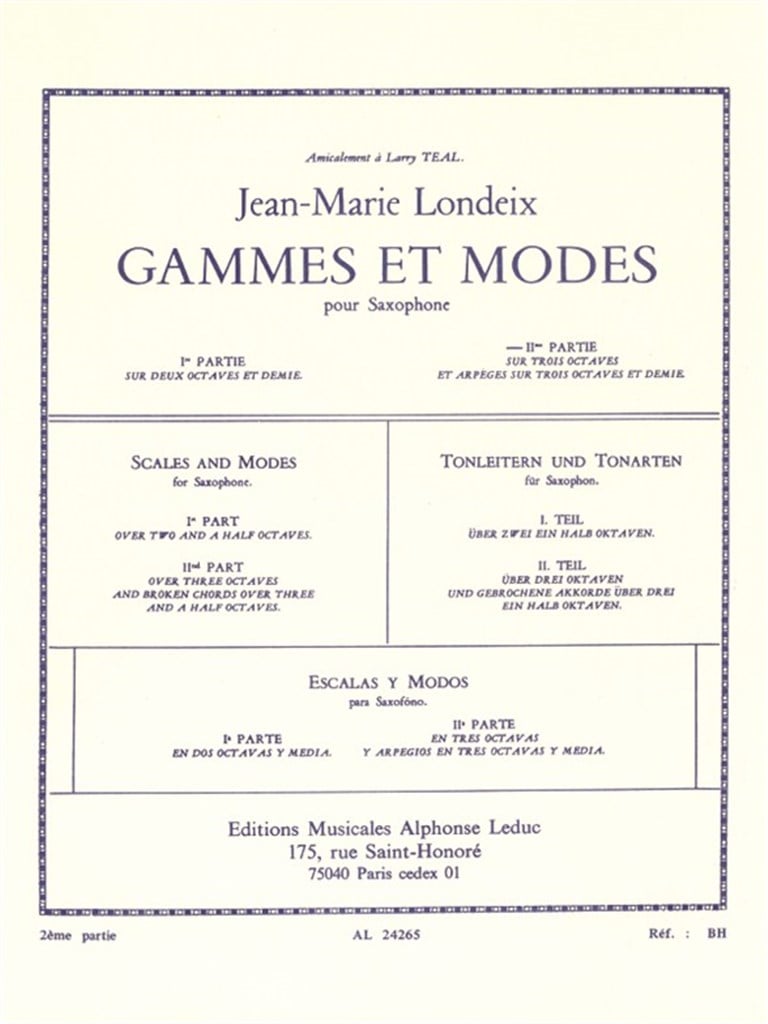 Gammes et Môdes Vol.2