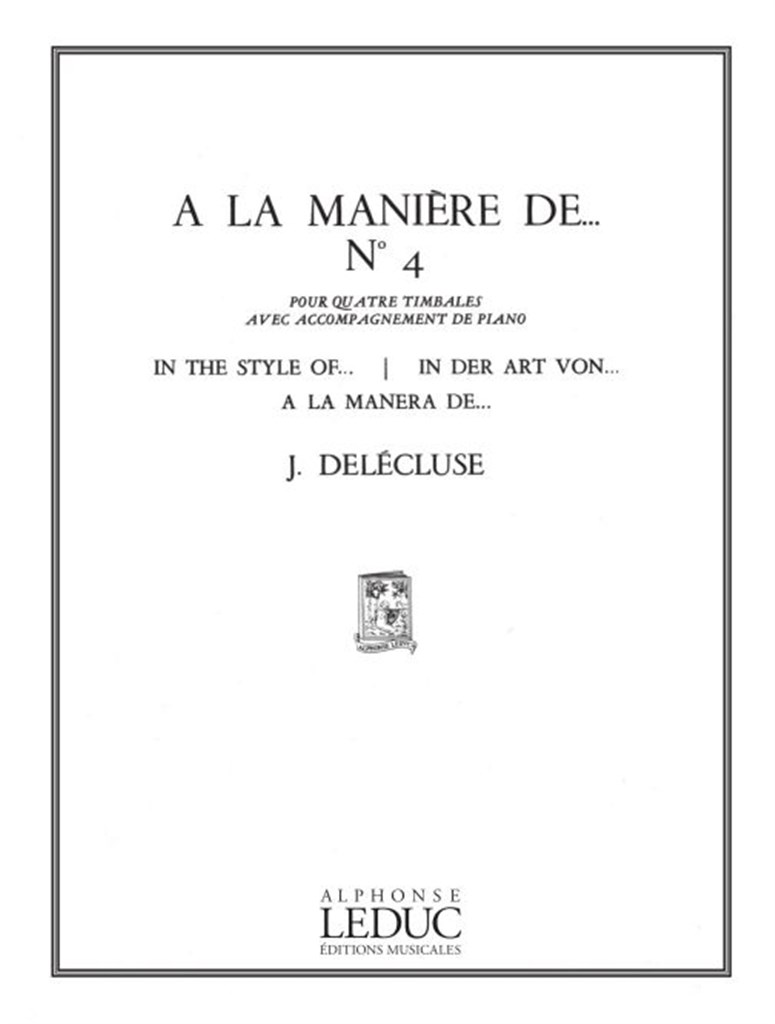 A La Maniere De N04