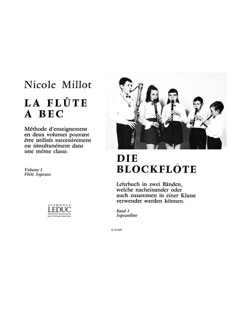 Nicole Millot: La Flûte a Bec Vol.1: Soprano