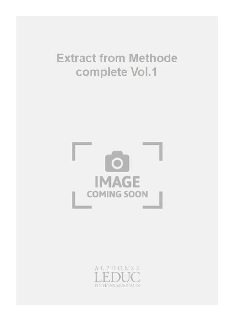 Extract from Methode complete Vol.1