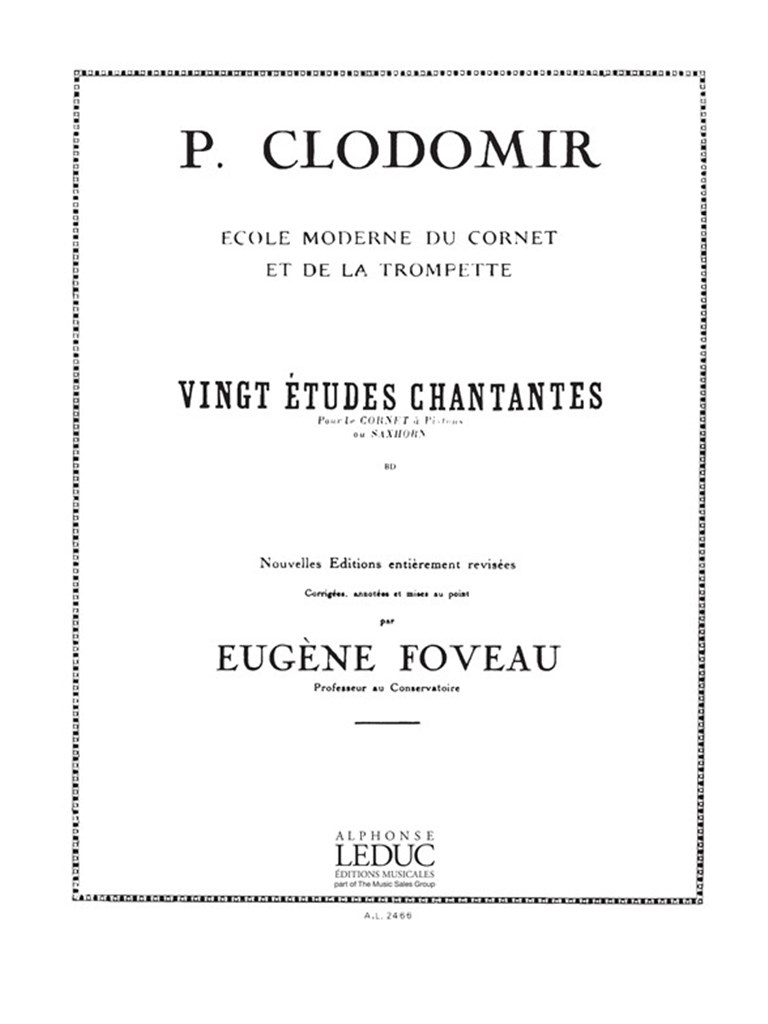 Etudes Chantantes(20)