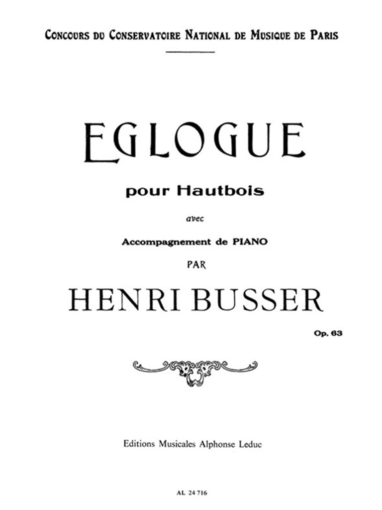 Eglogue Op63